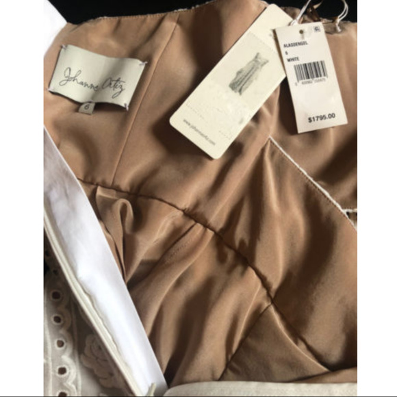 Alas De Angel Strapless Bustier Eyelet Lace Dress - Picture 3 of 7